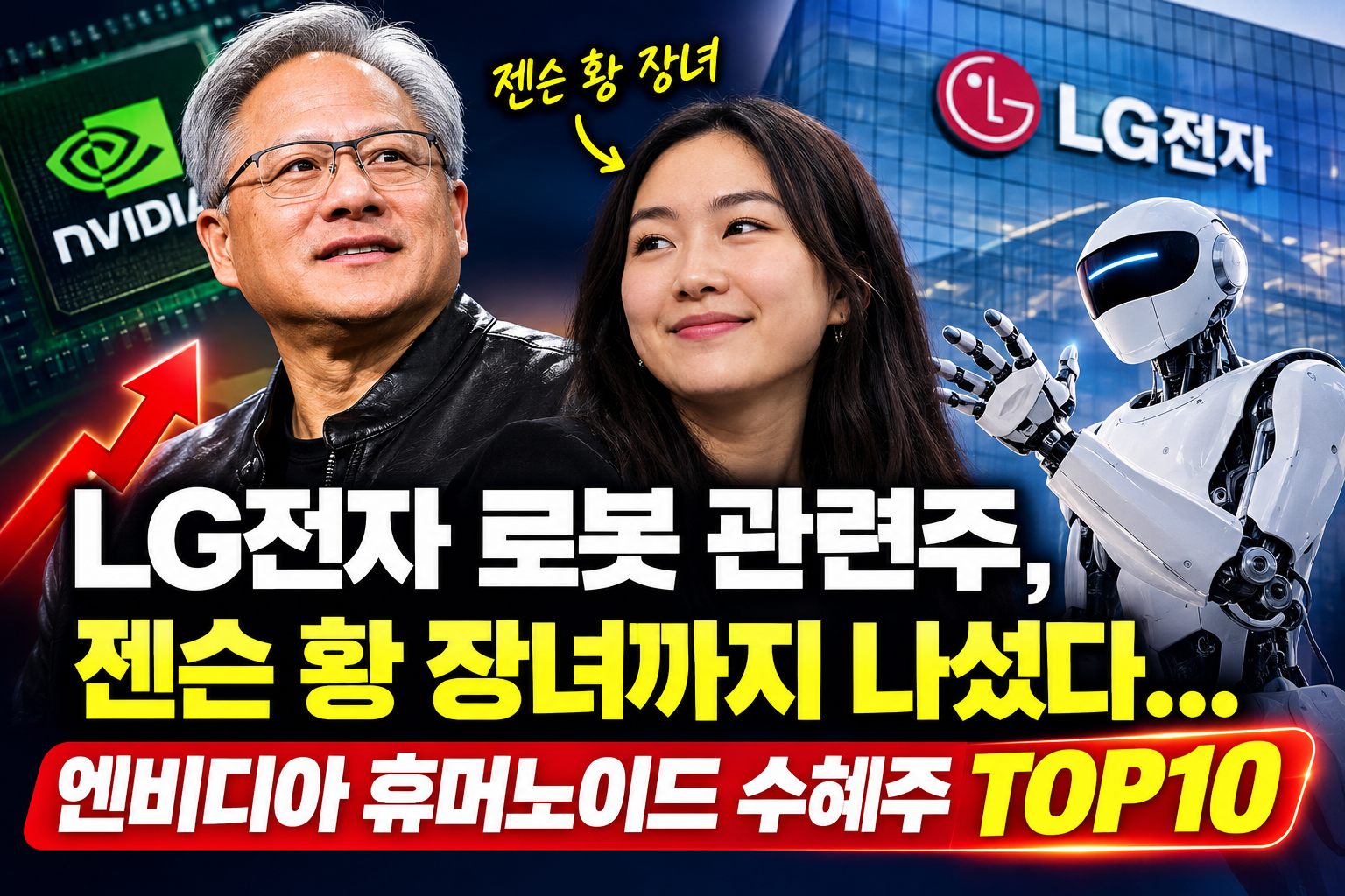 LG전자 로봇 관련주 엔비디아 휴머노이드 협력 수혜주 TOP10