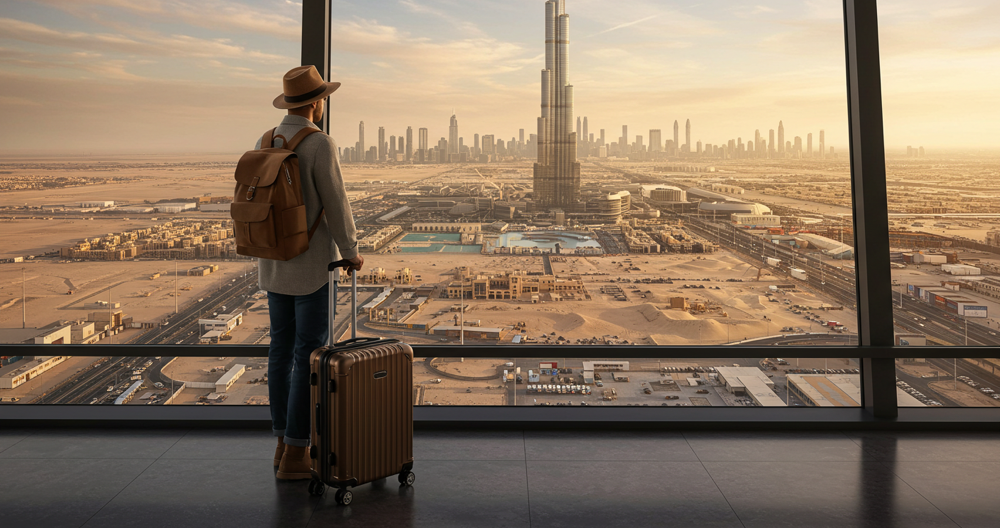 두바이 스탑오버 단계별 가이드 (이미지 by ImageFX)