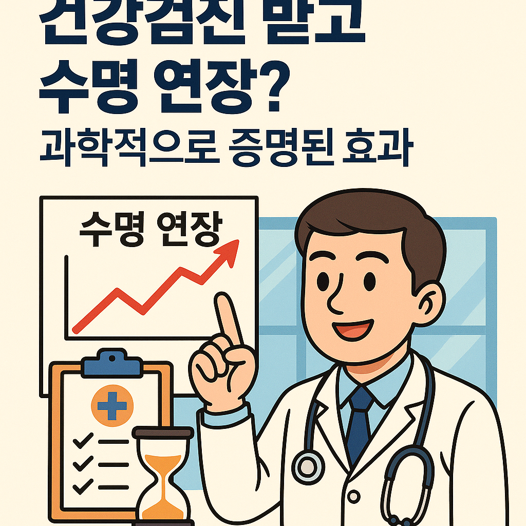 건강검진 받고 수명 연장? 과학적으로 증명된 효과