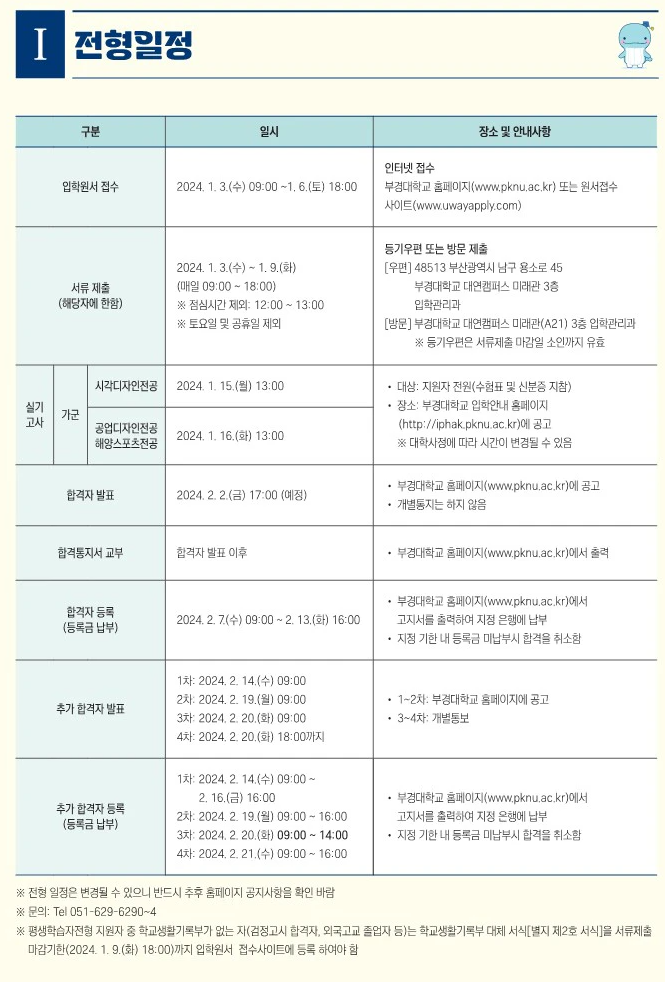 부경대 전형일정