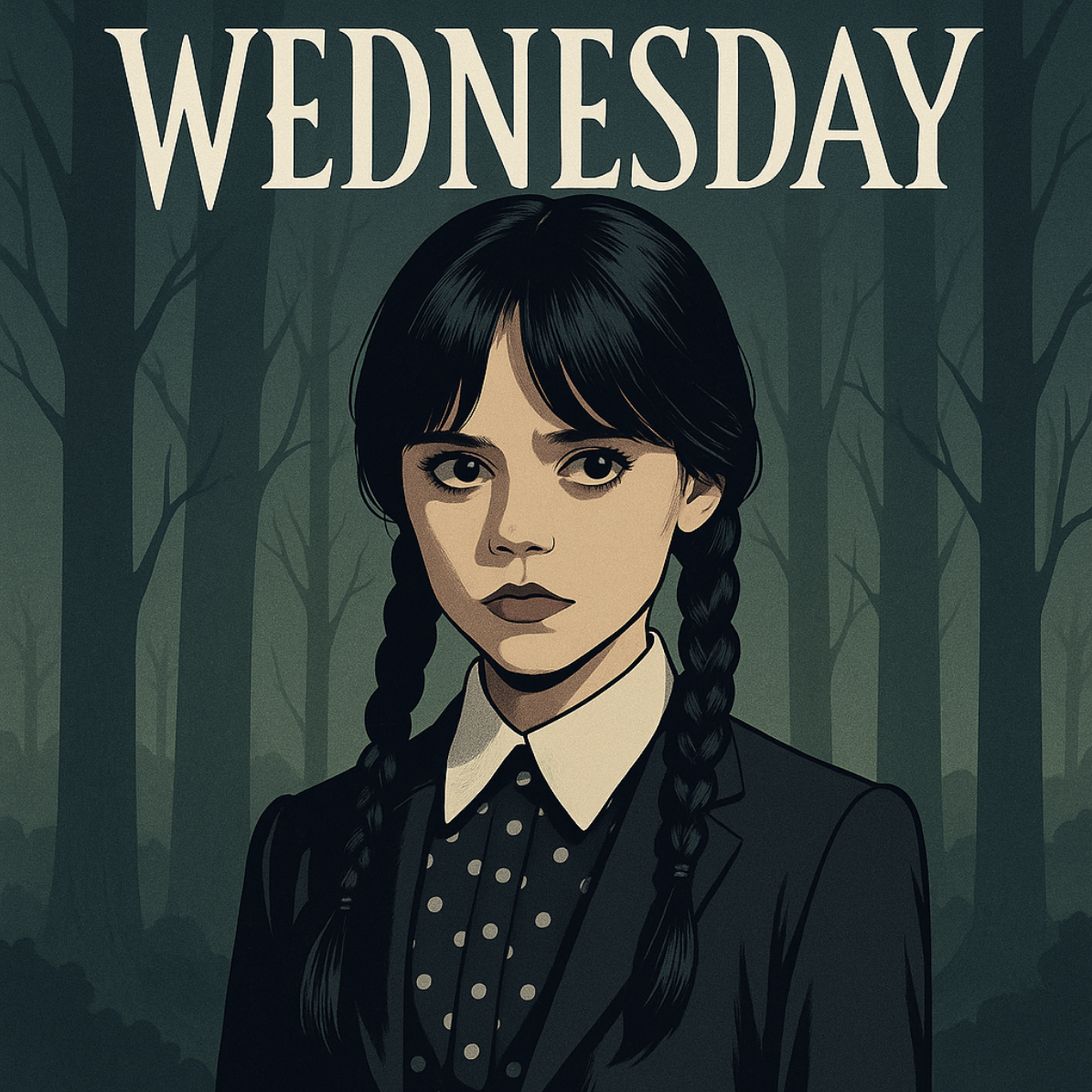 웬즈데이 넷플릭스 포스터