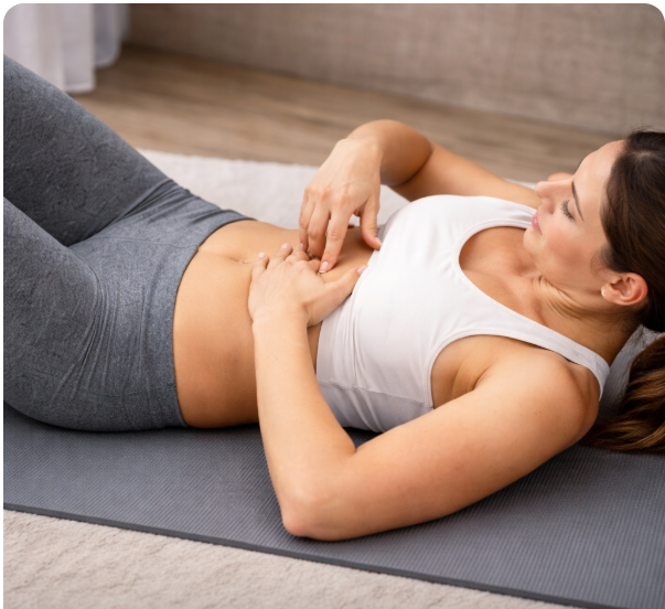 산후 복직근 이개 자가 진단방법