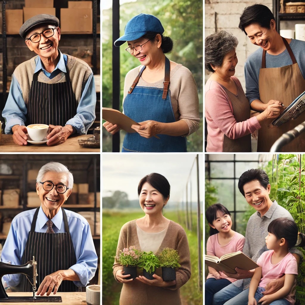 다양한 노인일자리 장면