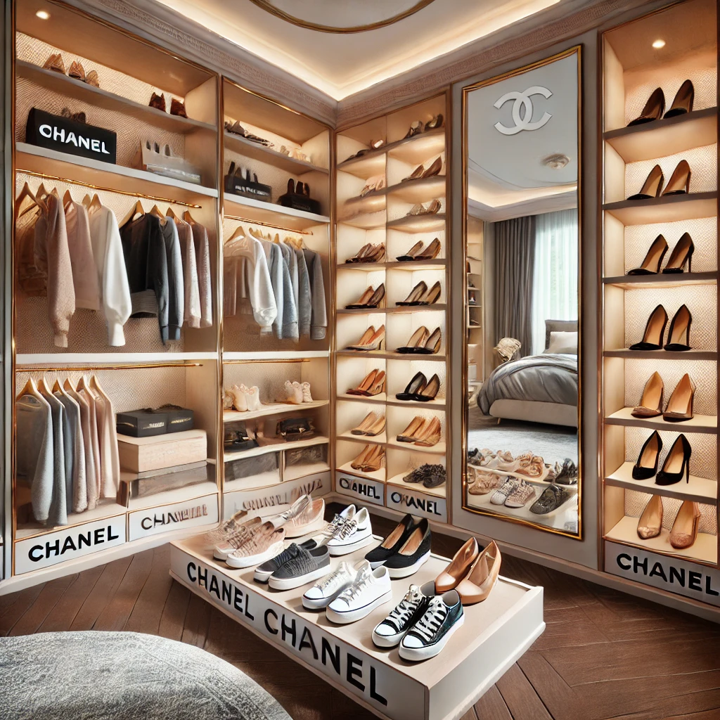 옷장 가득한 샤넬 신발