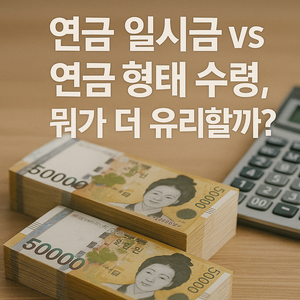 연금 일시금 vs 연금 수령, 무엇이 유리할까