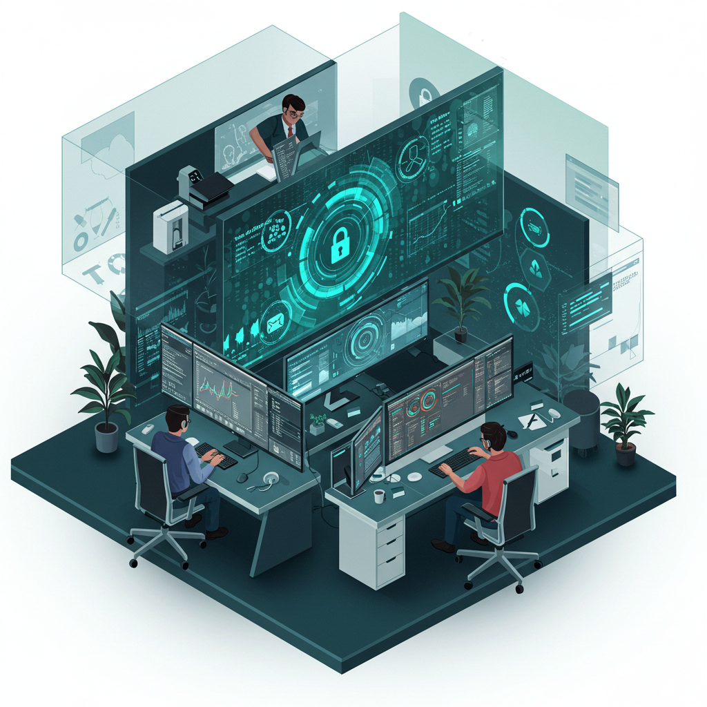 보안솔루션 기업을 나타낸 사진