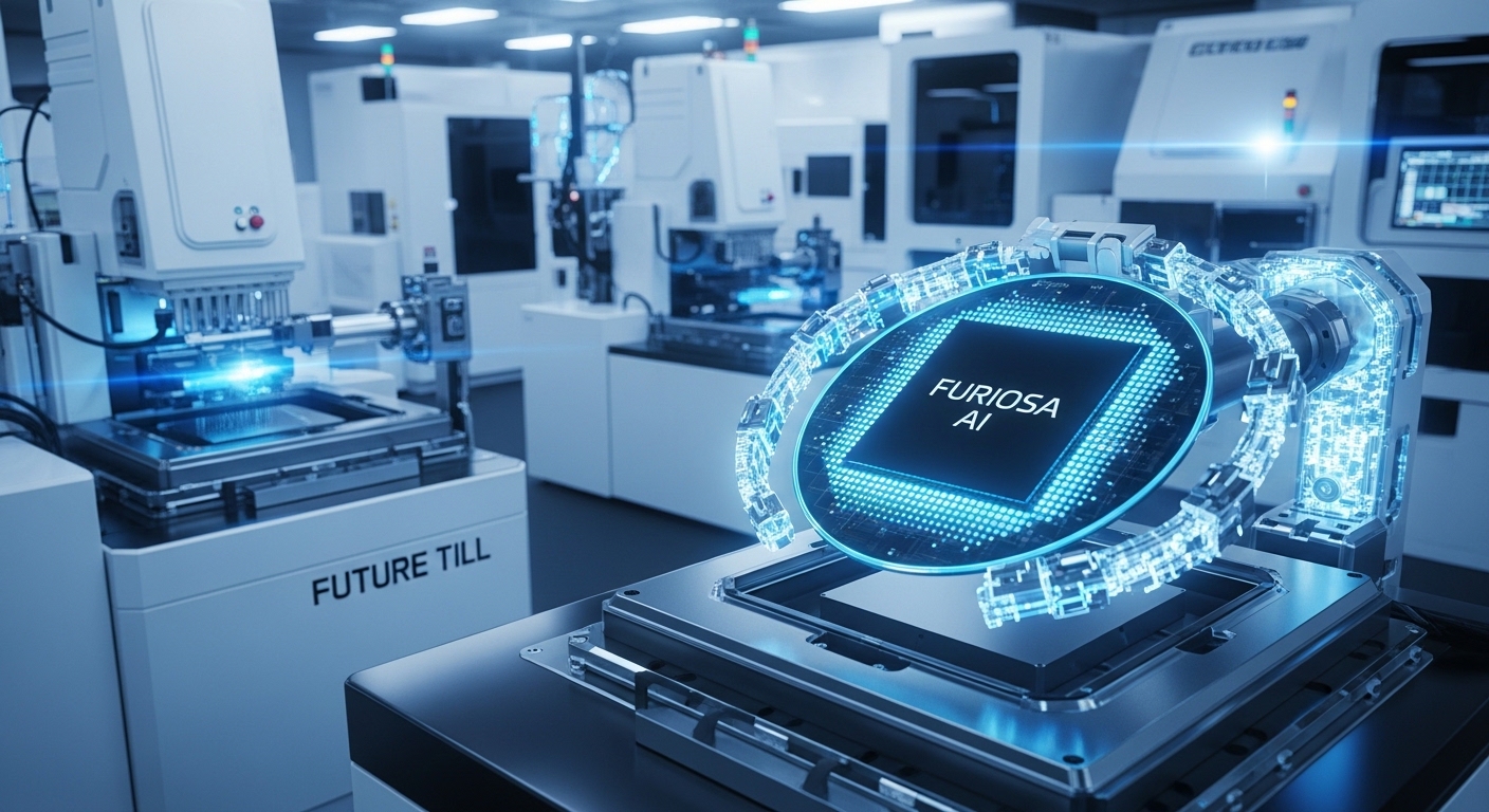 국산 NPU AI 반도체 리벨리온 퓨리오사AI 칩 웨이퍼 반도체 공정 퓨처 틸 색감 클린룸 팹리스