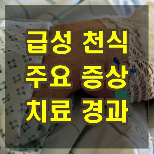 급성 천식 주요 증상 치료 경과