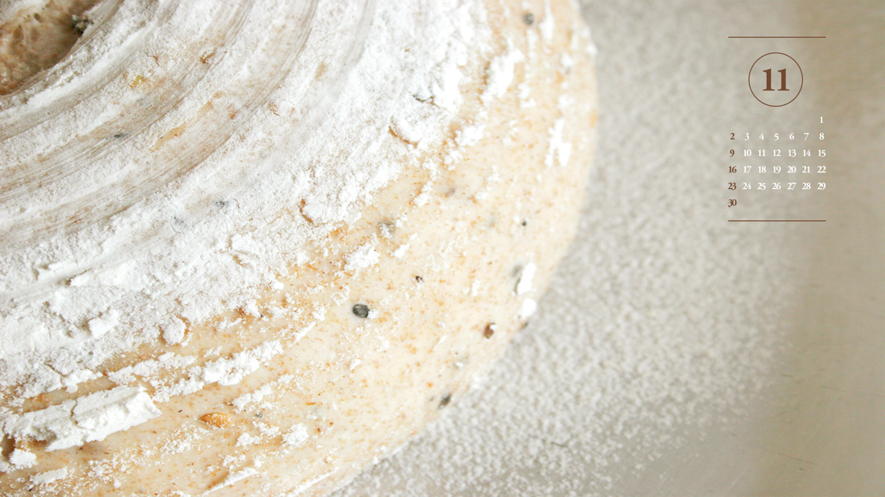 07 발효빵 반죽 A - 2025년11월 노트북배경화면