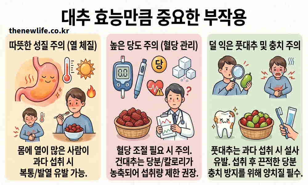 대추 효능 부작용