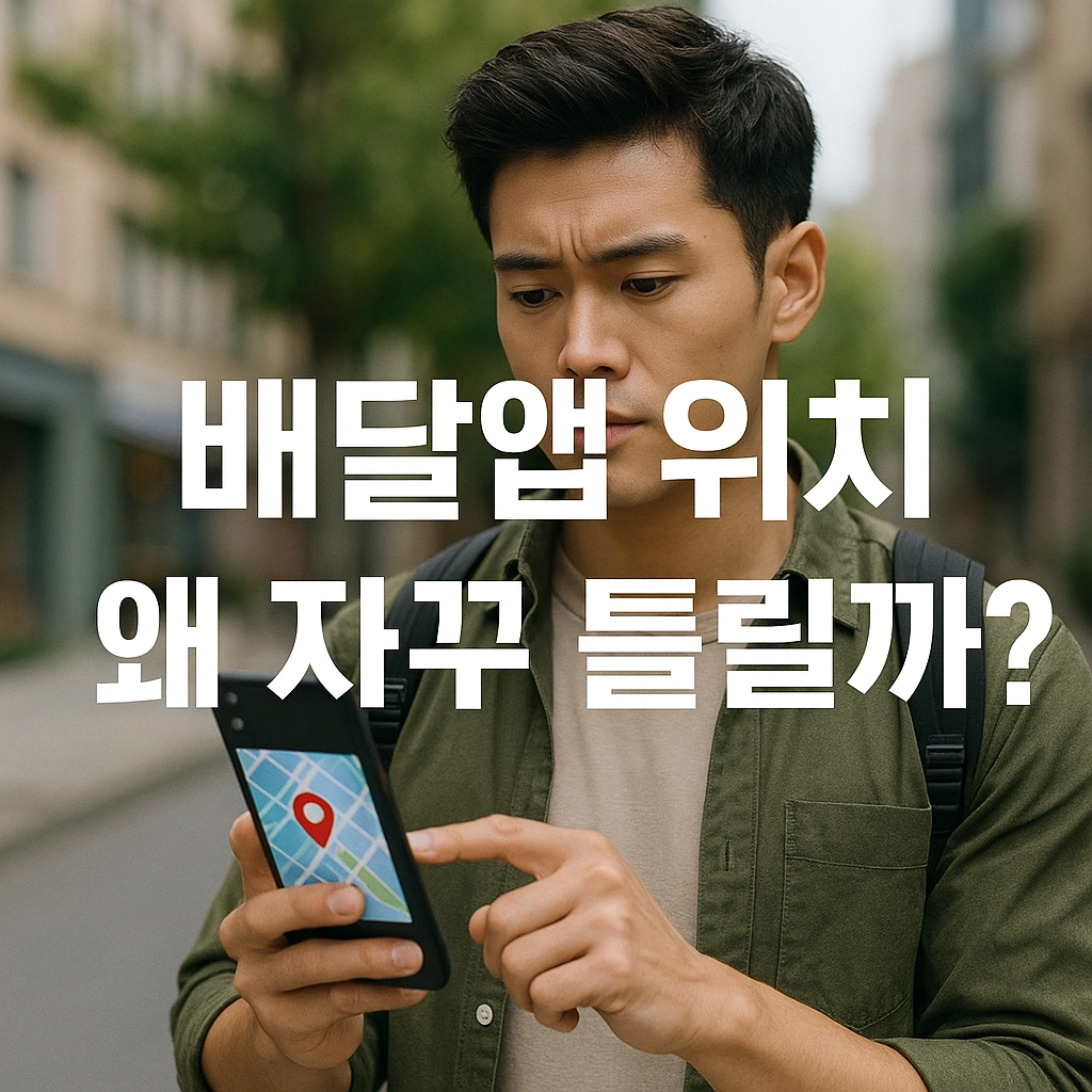 배달앱&middot;택시앱 위치가 자꾸 틀리는 이유는?