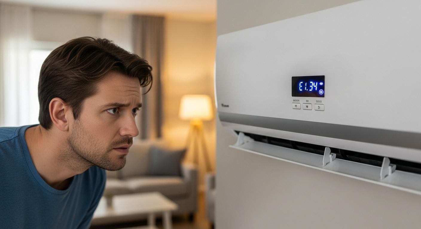 에어컨 고장 e1 34