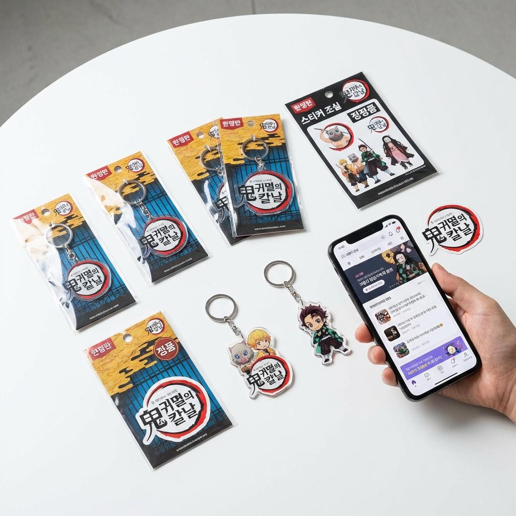 귀멸의 칼날 굿즈 띠부씰 키링 중고 거래 시세 분석