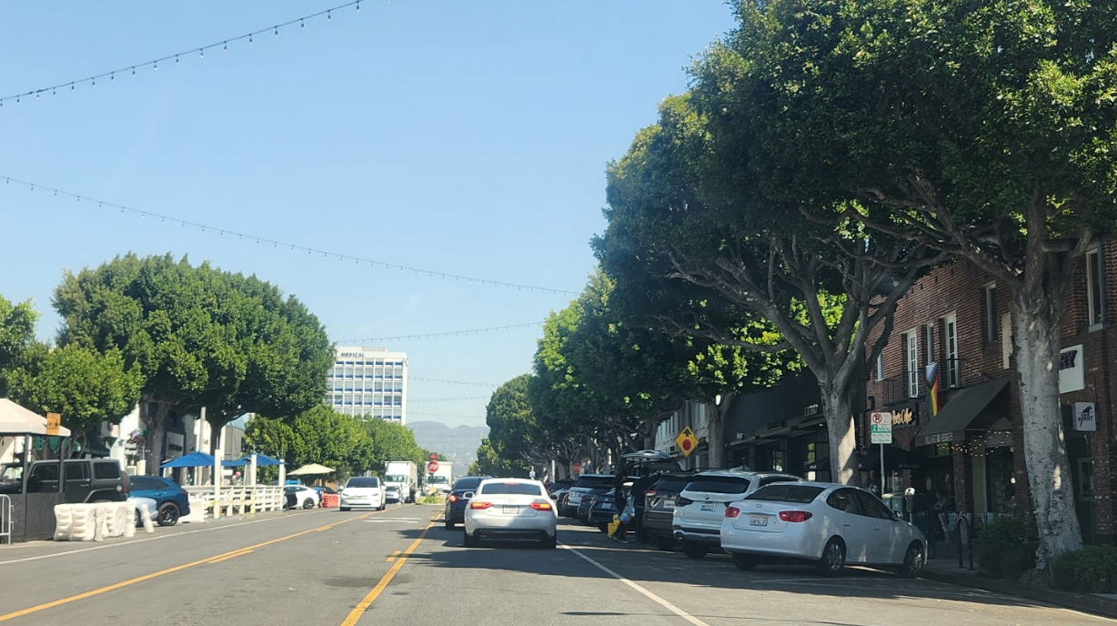 엘에이 라치몬트 길 사진