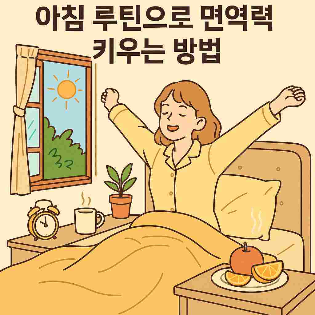 아침루틴으로-면역력-관리