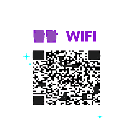 와이파이 QR(큐알)코드 안내판 만들기