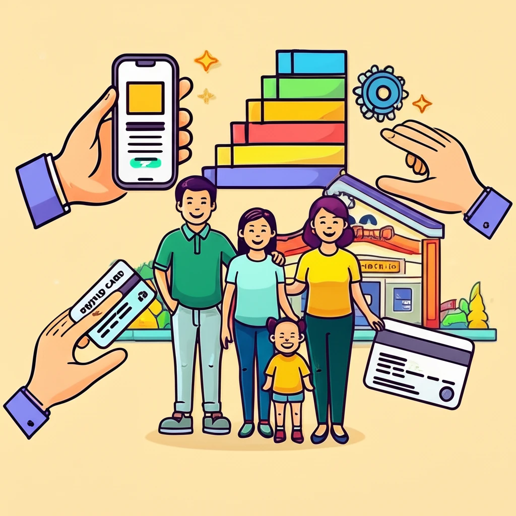 미성년 자녀를 둔 가정을 위한 소비쿠..