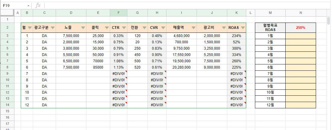 엑셀 if 함수