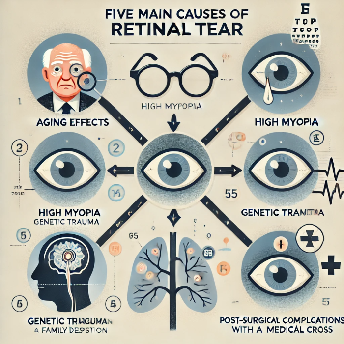 망막열공이 생기는 5가지 주요 원인