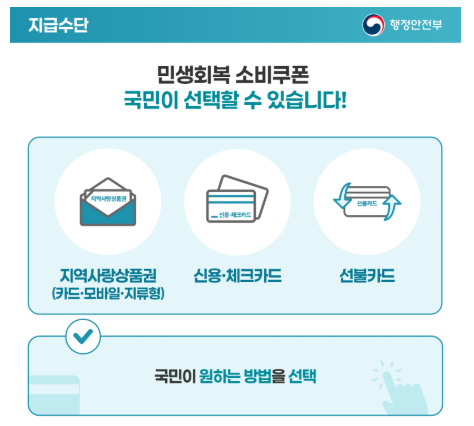 민생회복 소비쿠폰