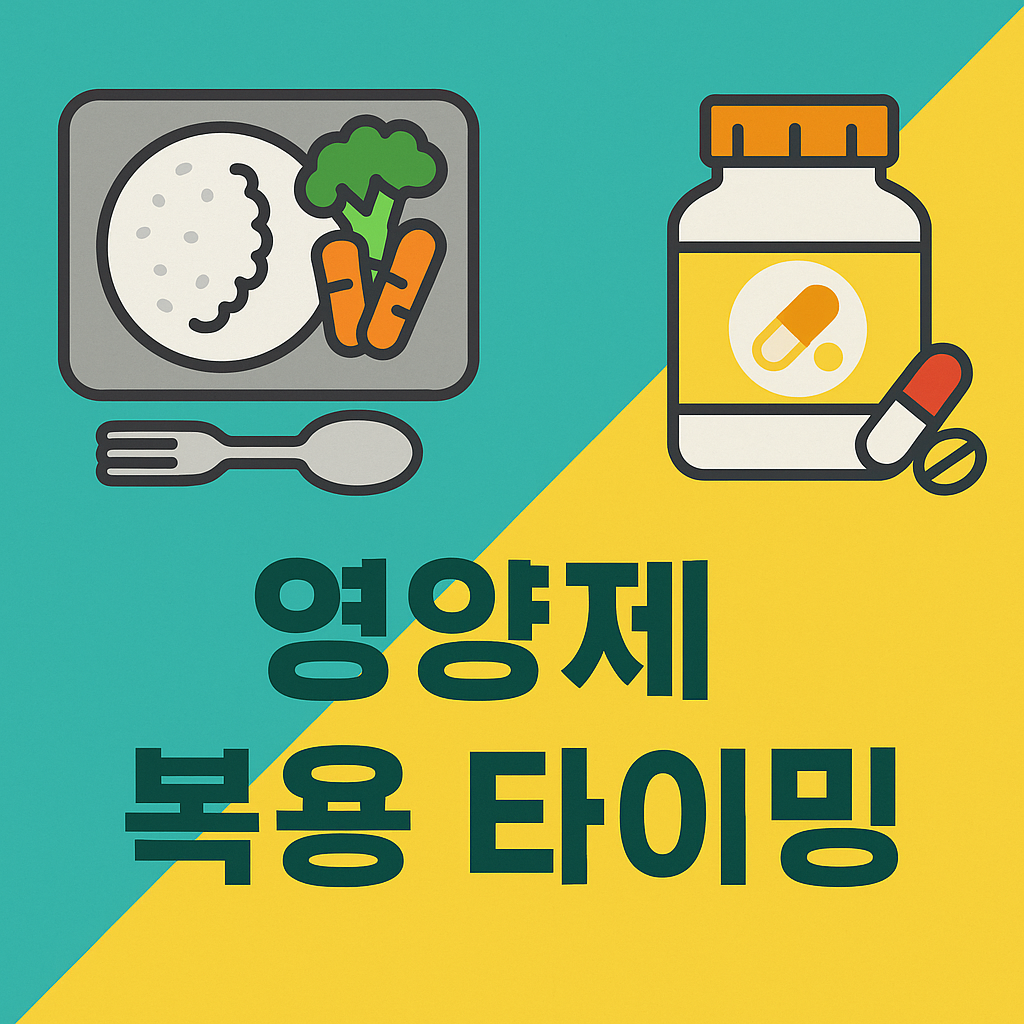 영양제, 식후에 먹을까? 공복에 먹어도 될까? 복용 타이밍의 모든 것