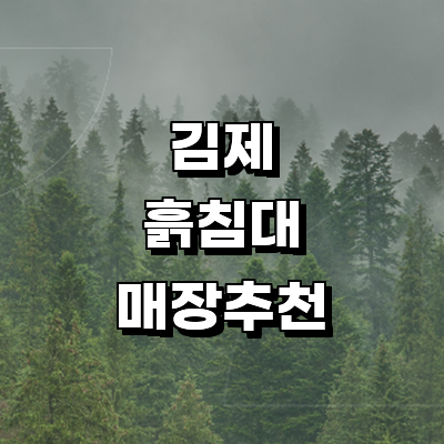 김제시 흙침대