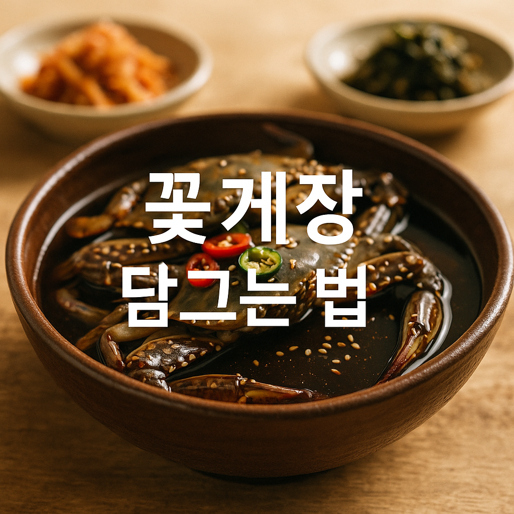 꽃게장 담그는법