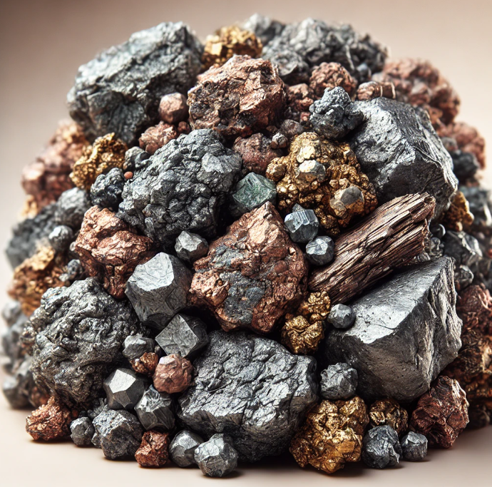 희토류 광물 이미지