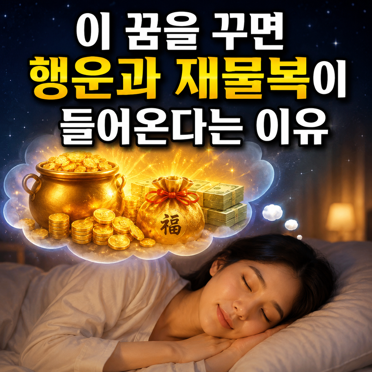 이 꿈을 꾸면 행운과 재물복