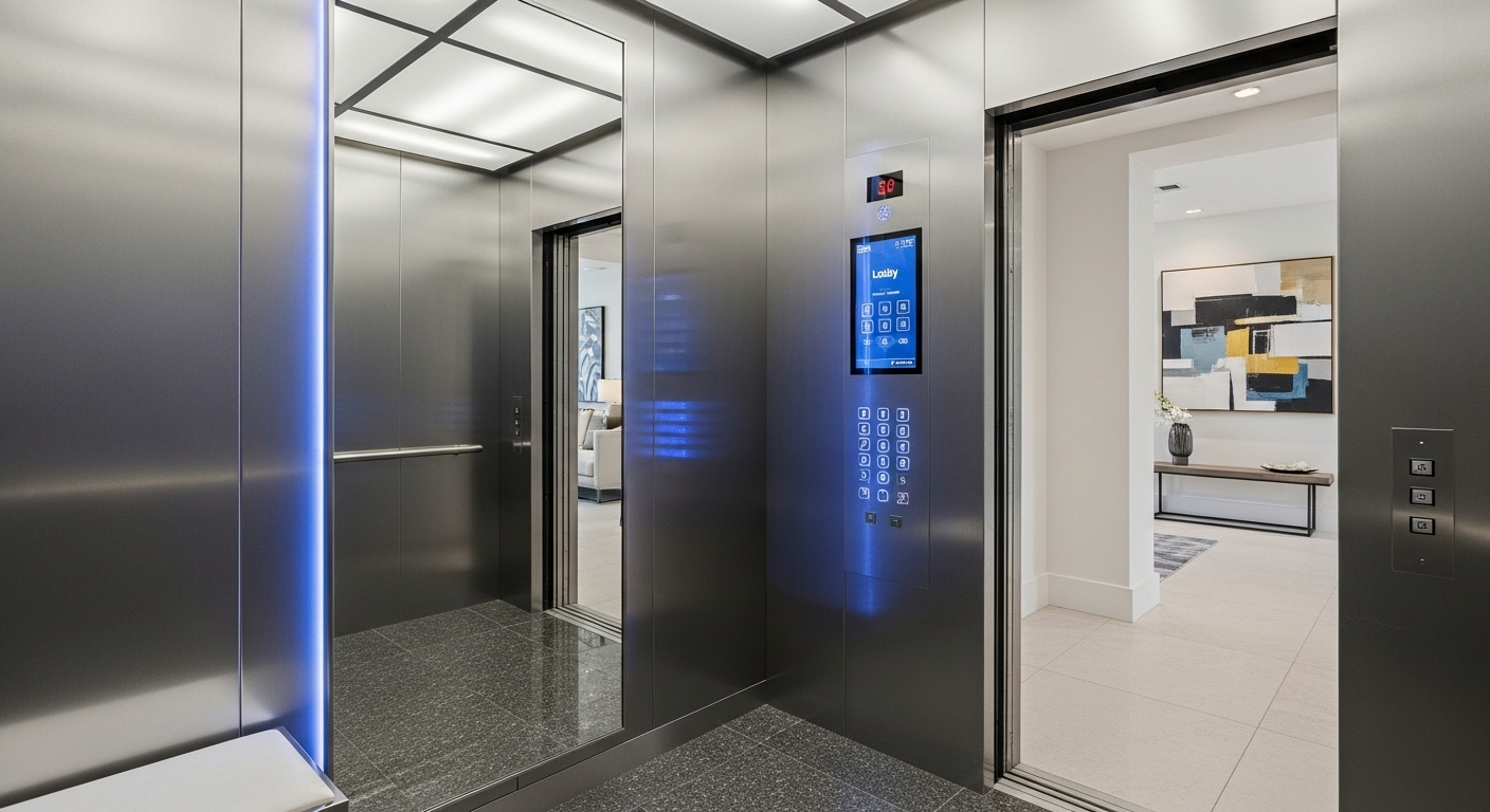 신축아파트 승강기