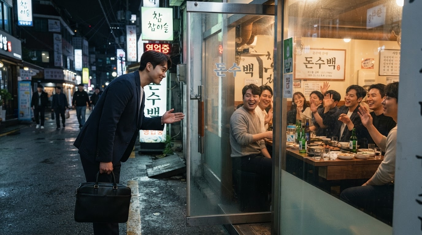 요즘은 1차만 참석하고 2차 전에 조용히 빠지는 것도