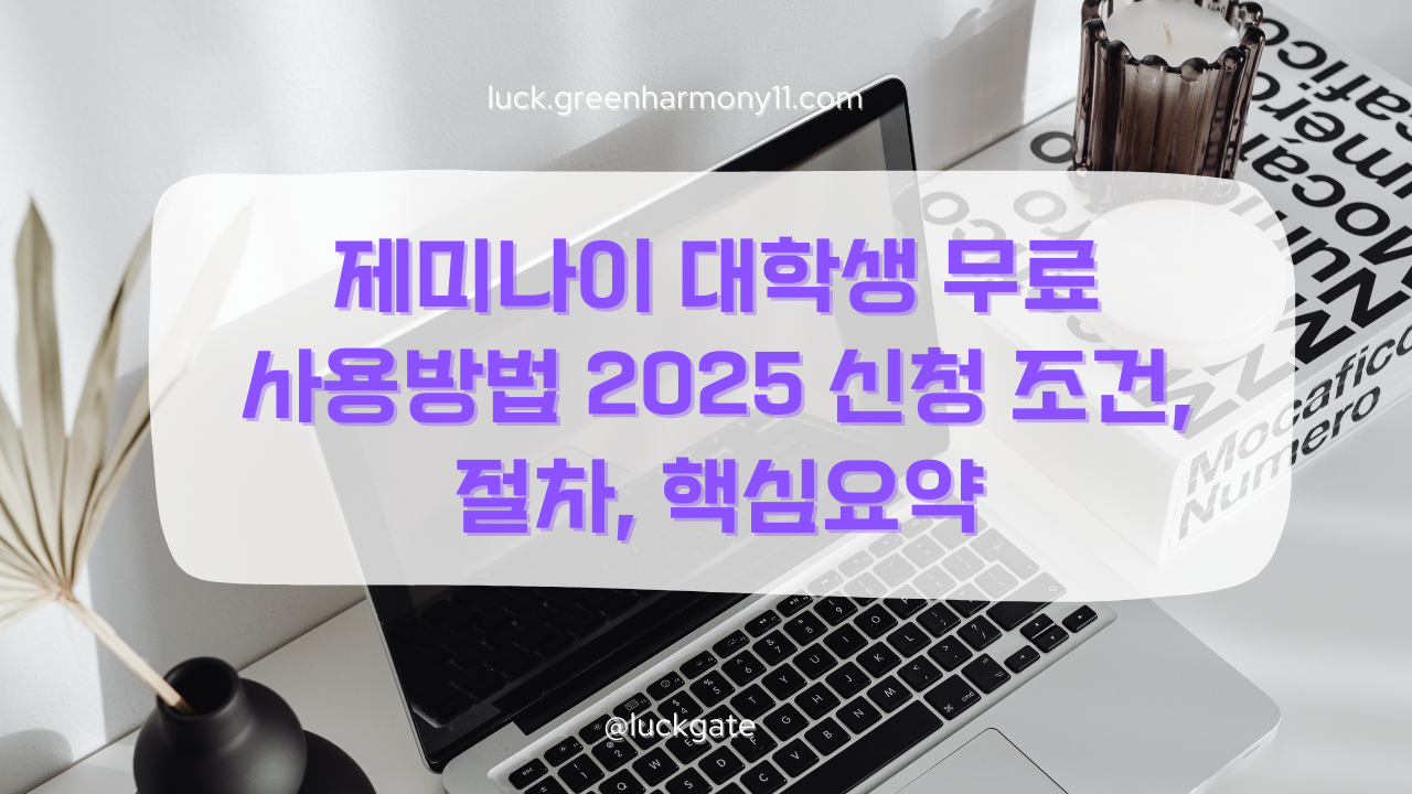 제미나이 대학생 무료 사용방법