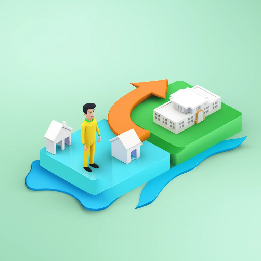 입학준비금 거주지 학교 소재지 차이점..