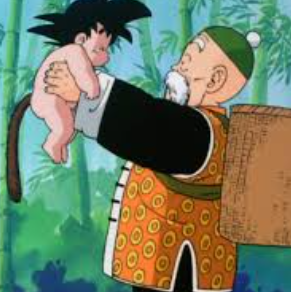 드래곤볼 손오공과 무천도사의 만남