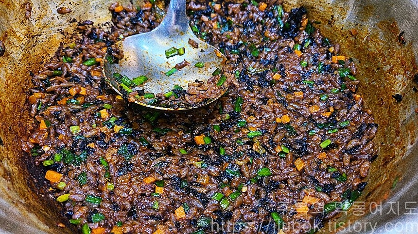 개성옛닭-닭볶음탕-볶음밥