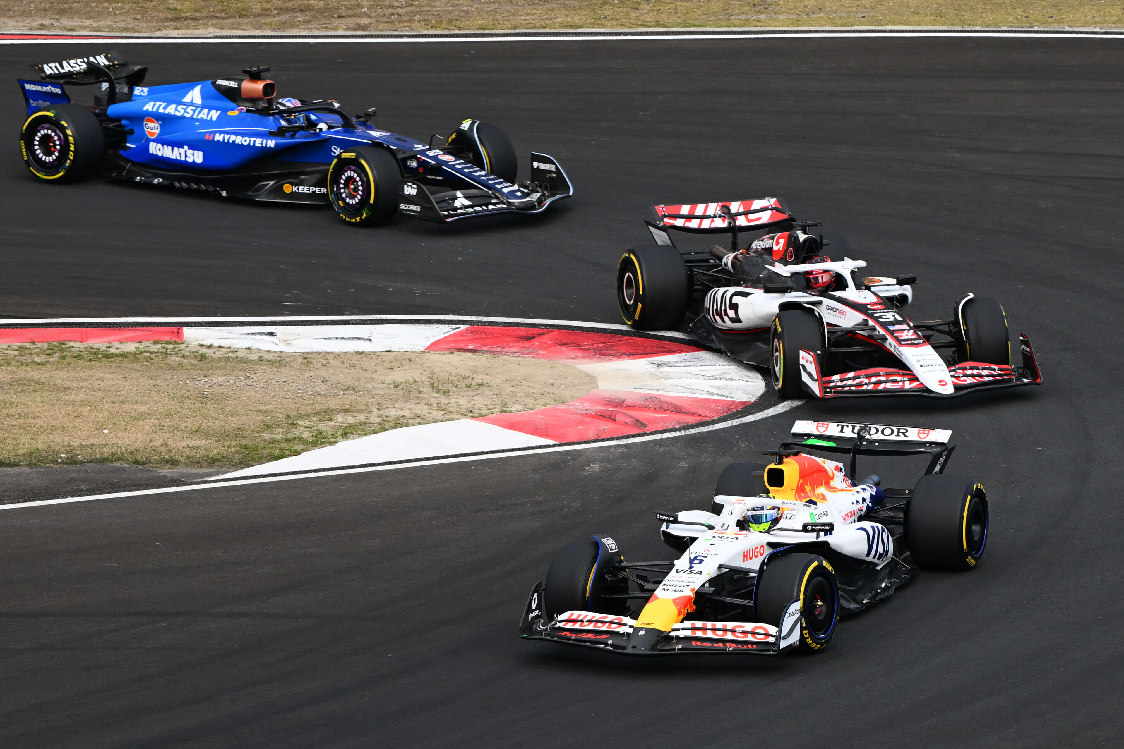 상하이 국제 서킷 코너 장면