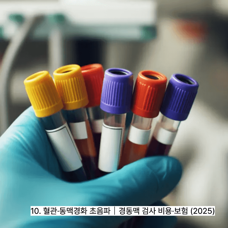 10. 혈관&middot;동맥경화 초음파｜경동맥 검사 비용&middot;보험 (2025)