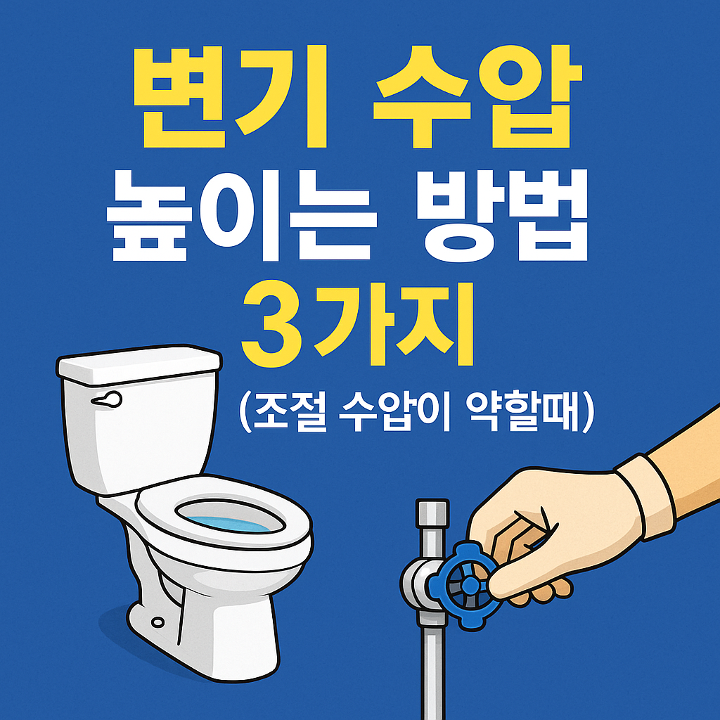 변기 수압 높이는 방법 관련 썸네일