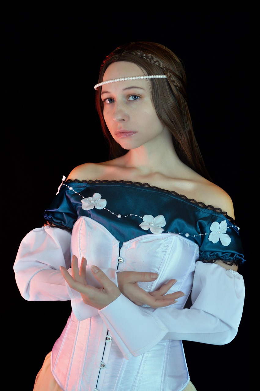 중세시대의 여성복장사진