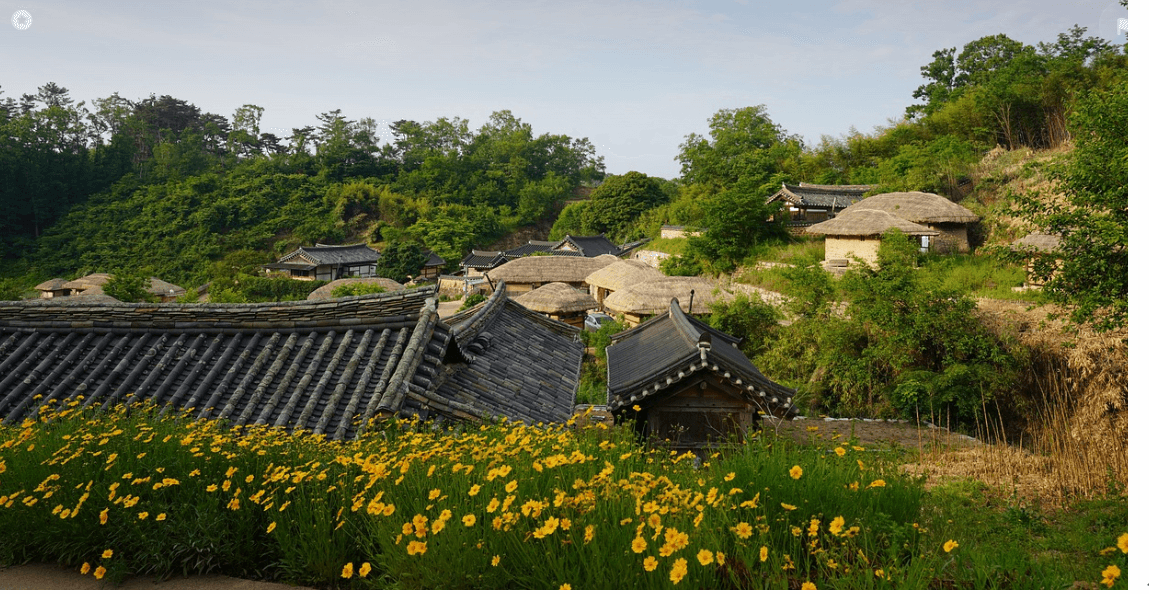 경주 양동마을 한옥 사진