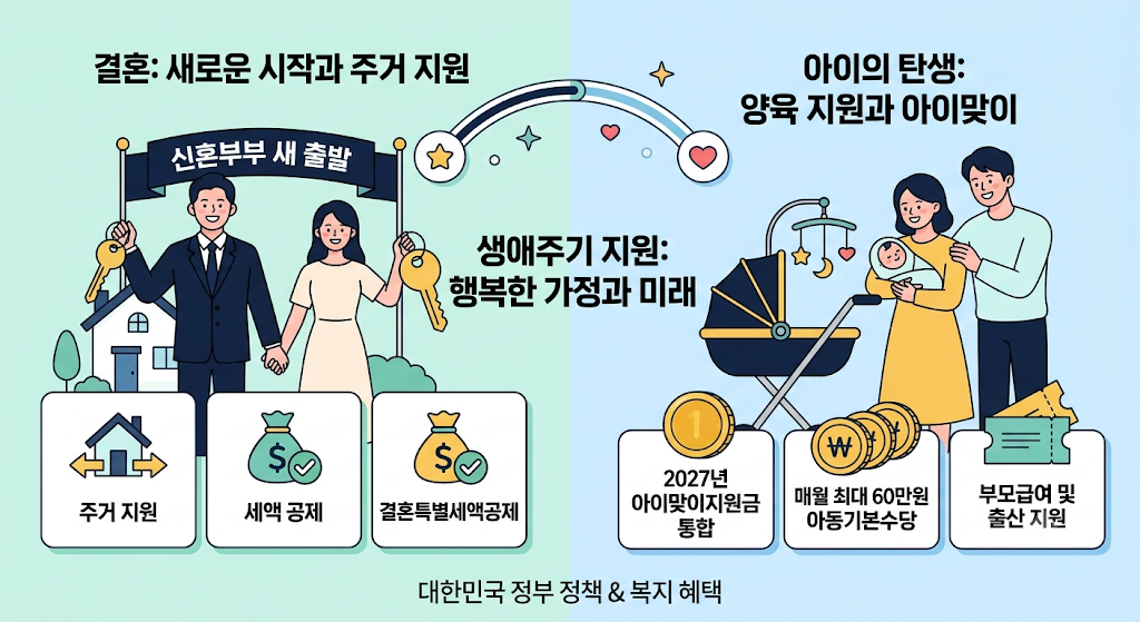 생애주기에 따른 혜택 변화