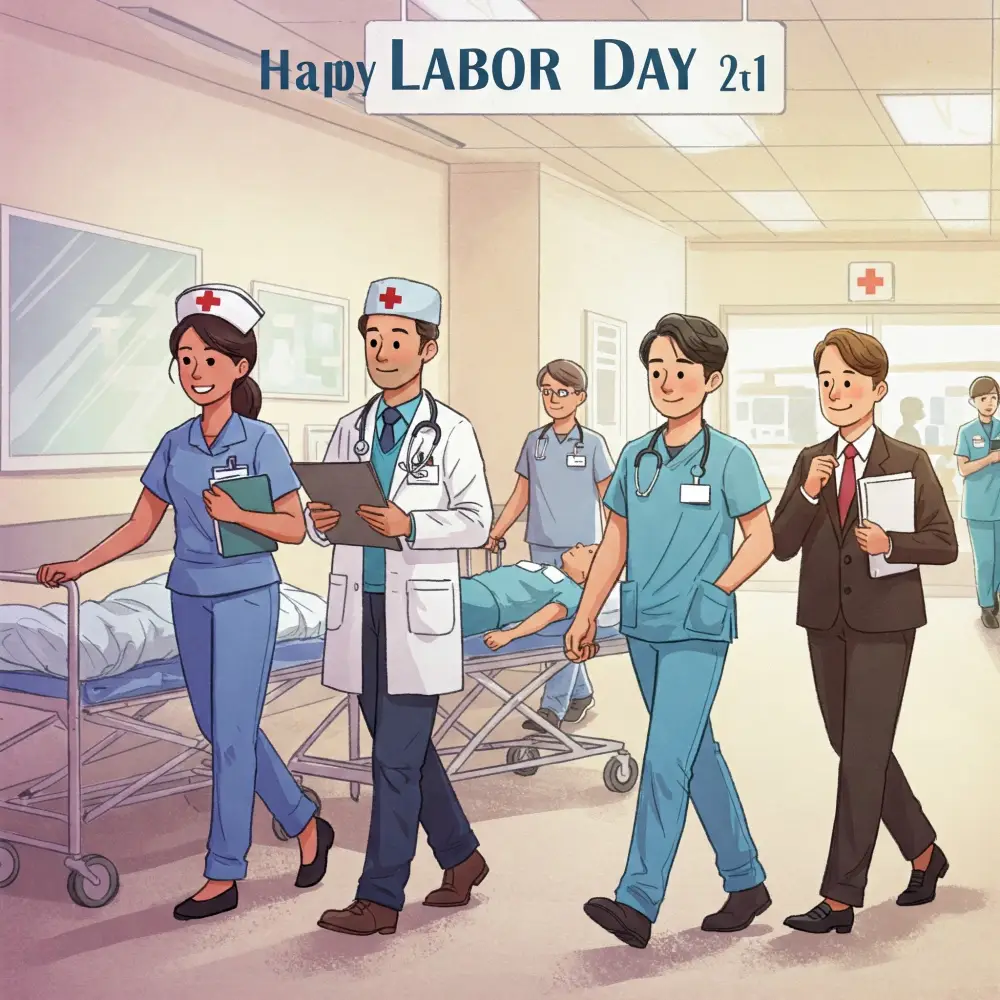 근로자의날 일하는 병원 근로자