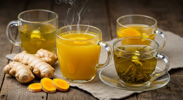 항염차와 천연 보조제