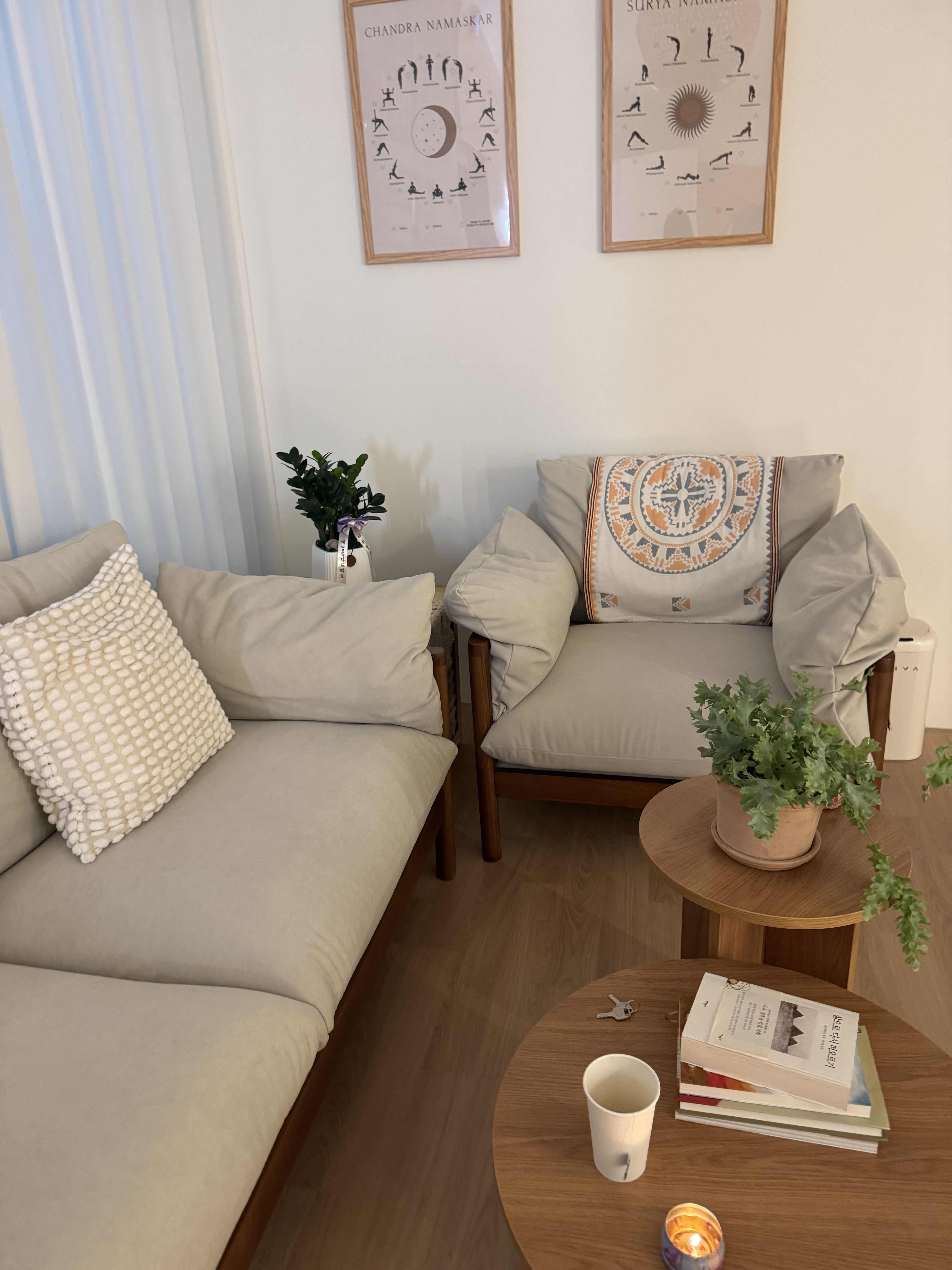 강일 카말라 요가원 내부