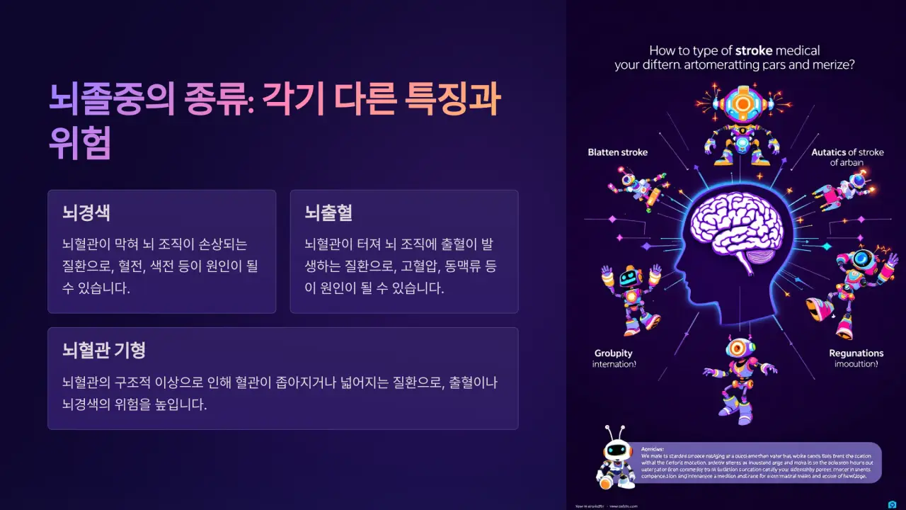 2. 뇌혈관질환의 종류와 특징