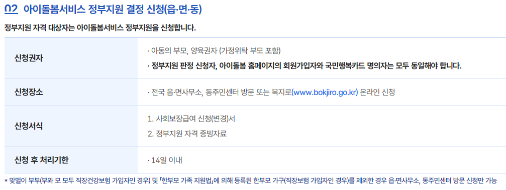 기본 신청 요건