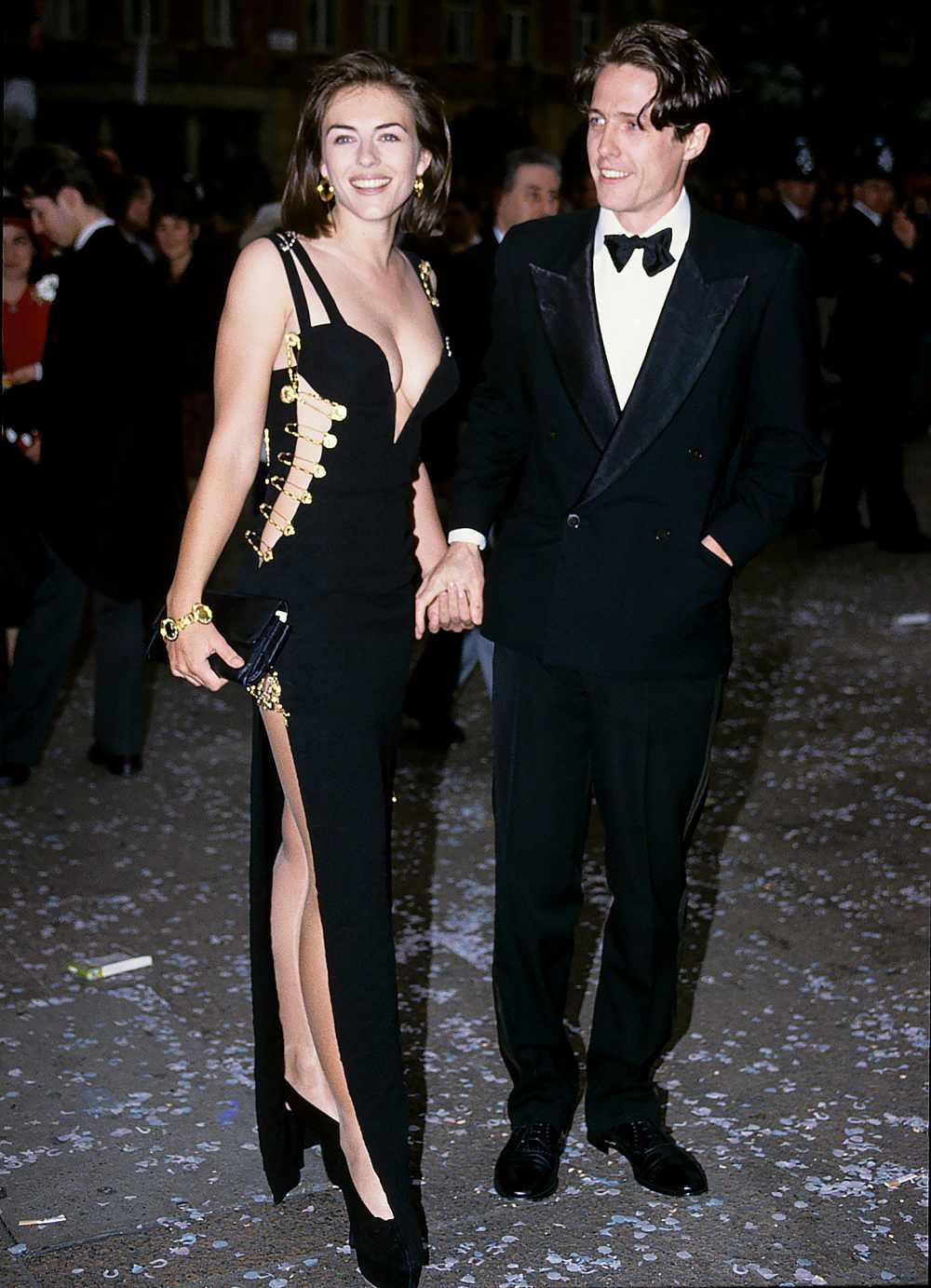 Versace on Elizabeth Hurley's Safety Pin Dres