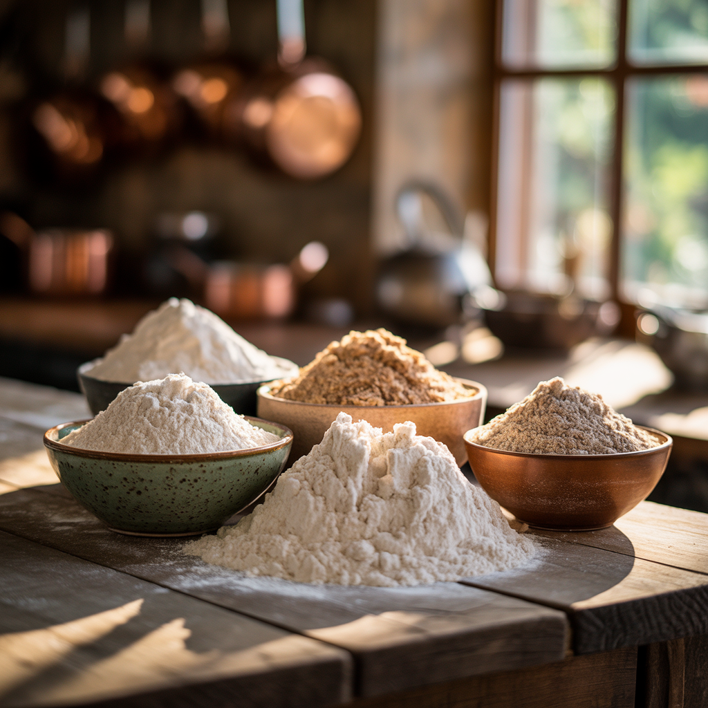 재빵에 잘 어울리는 밀가루 종류