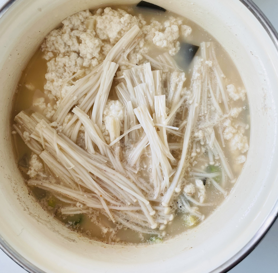 하얀 순두부찌개