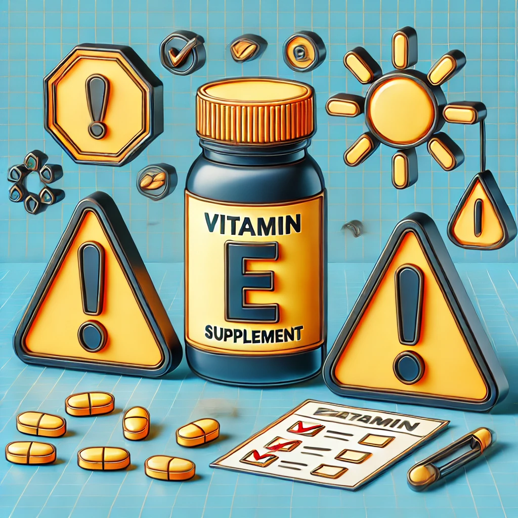 비타민 E 섭취 시 주의해야 할 점